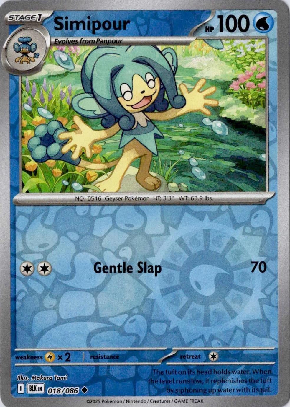 Black Bolt Simipour #18/86 reverse holo